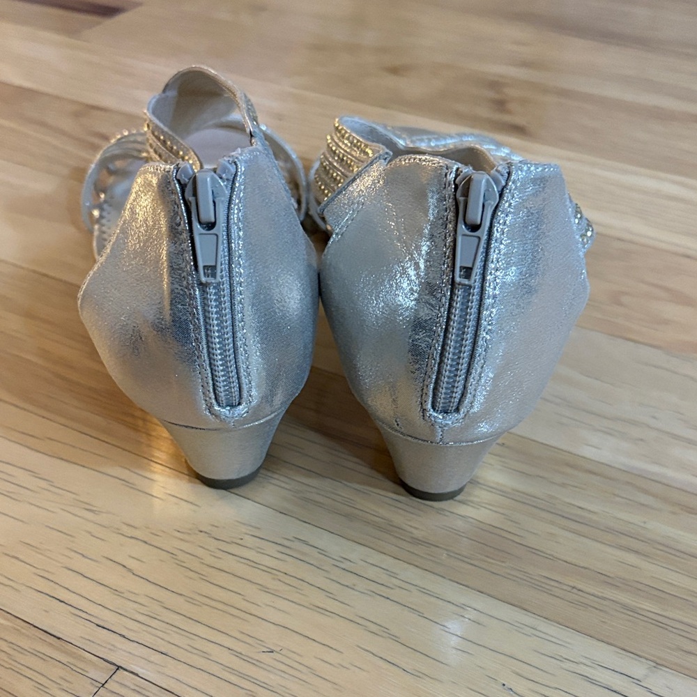 Charter Club Silver Heeled Sandals. Size 12. NOWT. - Picture 3 of 6